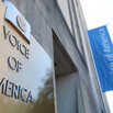 Voice of America building exterior and sign