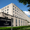 the sign in front of the Department of State
