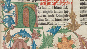 detail from Gutenberg bible